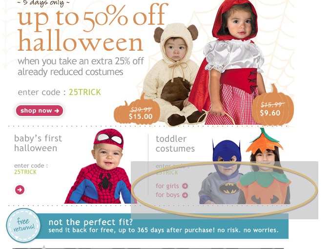 Gender-Differentiated Halloween Costumes for Toddlers | Feminist Law ...